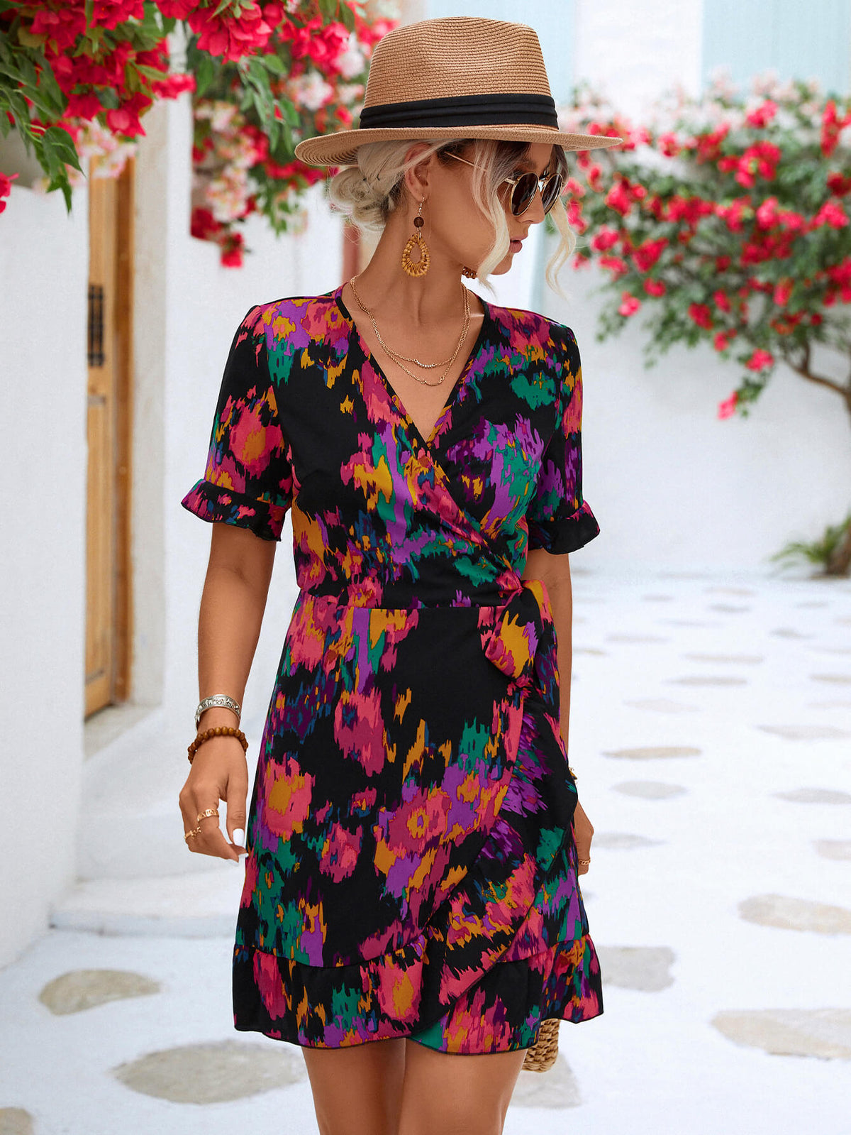 Flower Print Dress