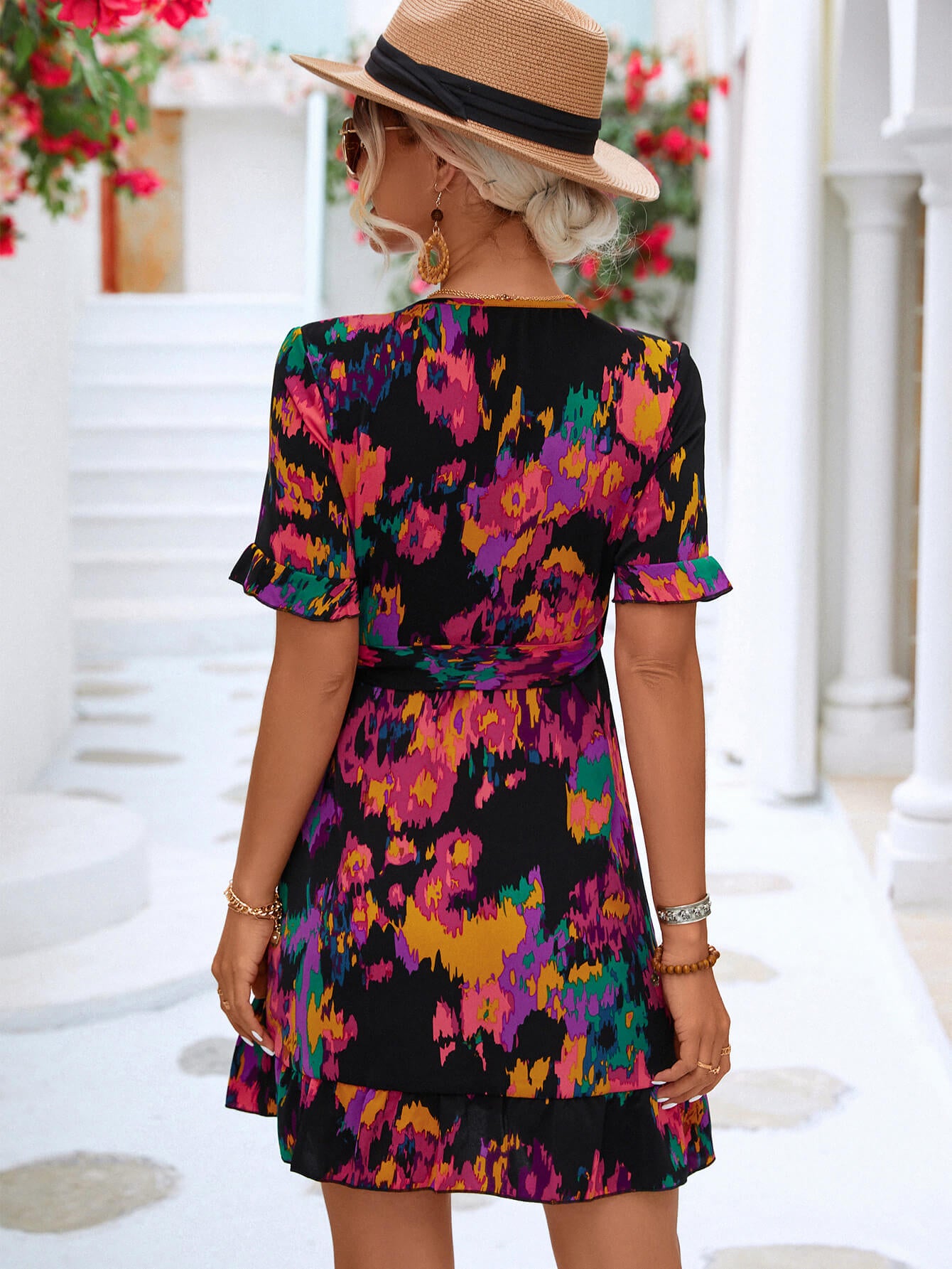 Flower Print Dress